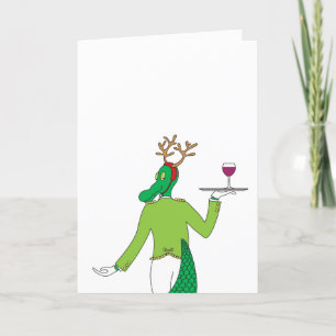 Gator-Weihnachtskarte Feiertagskarte