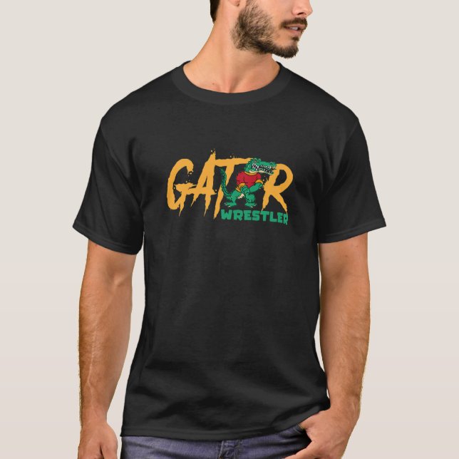 Gator Wrestler Gator Wrestling Alligator Wrestler T-Shirt (Vorderseite)
