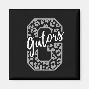 Gators Mascot School Sport Fan Team Geist Herz Magnet