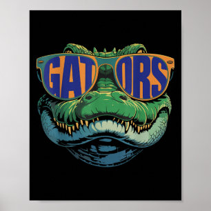 Gators Name Retro Bekleidung für Männer Frauen Kin Poster