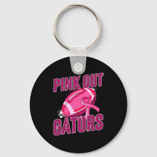 Gators Pink Out Football bekämpfen Brustkrebs Schlüsselanhänger