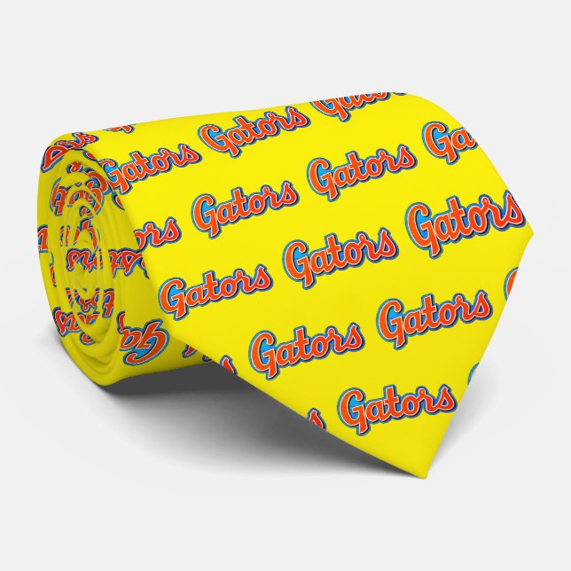 Gators Sports Team Neck Tie Krawatte (Gerollt)