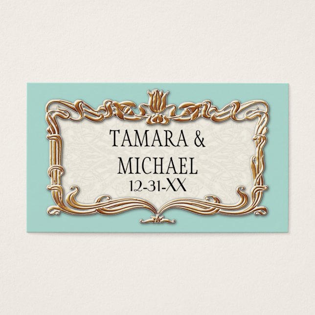 Gatsby Art Deco Jugendstil Imitate Golden Tulip (Vorderseite)