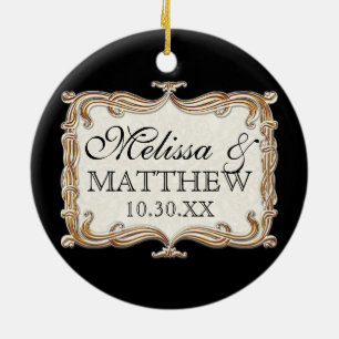 Gatsby Art Deco Jugendstil Imitate Golden Tulip Keramikornament