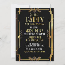 Gatsby, Art Deco, Mordrätsel, Soireen