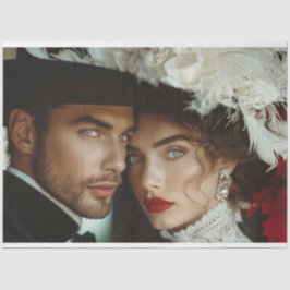 Gatsby Gala Lady und Gent Decoupage Seidenpapier