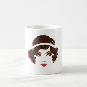 Gatsby-Hochzeit Gatsby Gold Girl Tasse