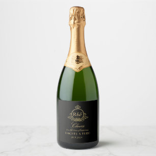 Gatsby-Hochzeit: Schwarz und Gold Roaring 20er