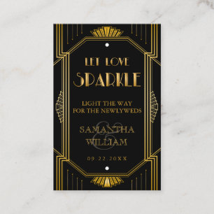 Gatsby Kunst-Deko, der Farbe des Visitenkarte