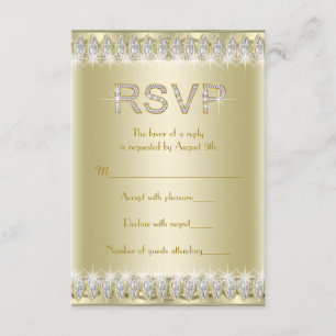 Gatsby Kunst-Deko, der Zwanzigerjahre UAWG brüllt RSVP Karte