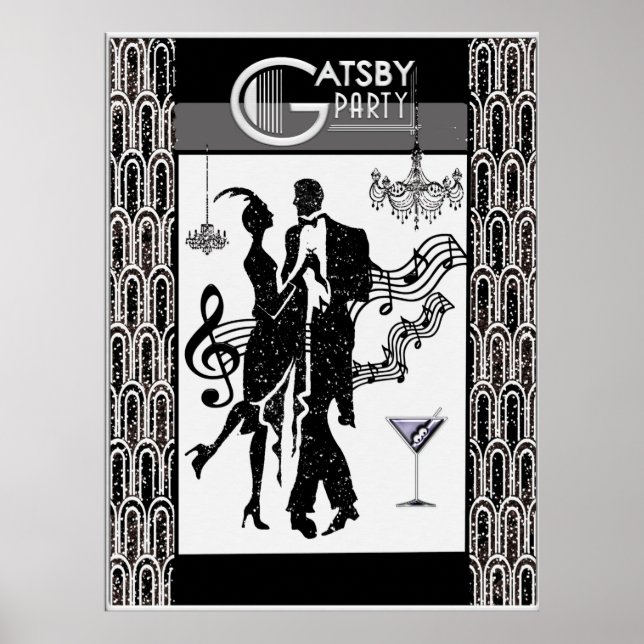 Gatsby Party Poster (Vorne)