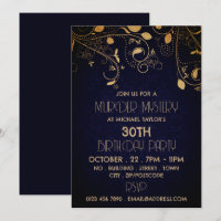 Gatsby Style, Murder Mystery Birthday Party