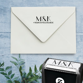 Gatsby Wedding Hashtag Deko Schriftart der 20er Ja Permastempel