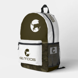 GATTOOS BEDRUCKTER RUCKSACK