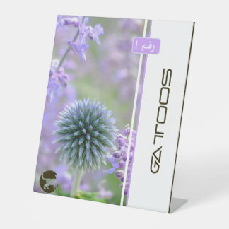 GATTOOS PEDESTAL SIGN SOCKELSCHILD