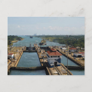 Gatun Locks 7 Postkarte