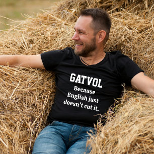 Gatvol T-Shirt – Wenn Englisch einfach nicht ausre Tri-Blend Shirt