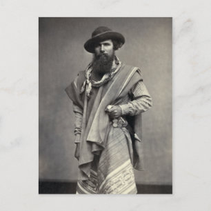 Gaucho der Argentinischen Republik 1868 Postkarte