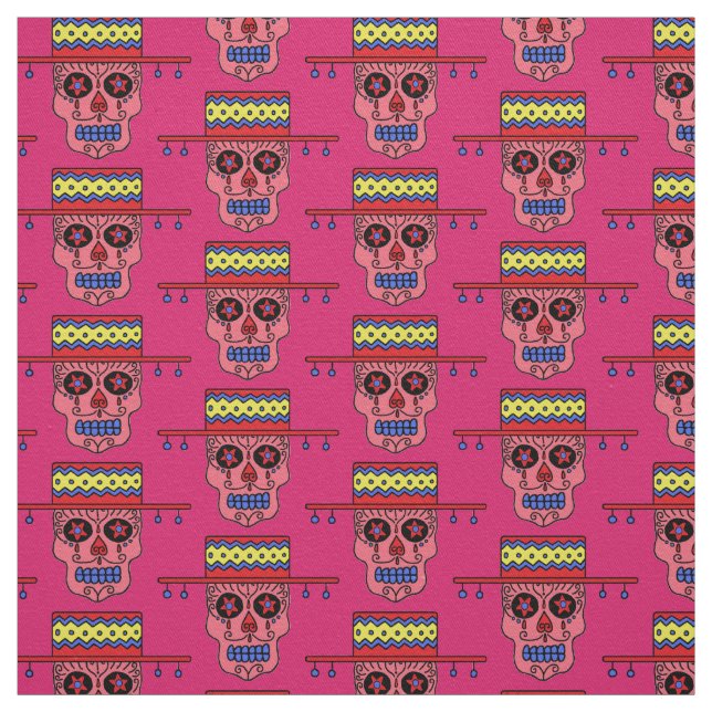 Gaucho Sugar Skull Stoff (Muster)