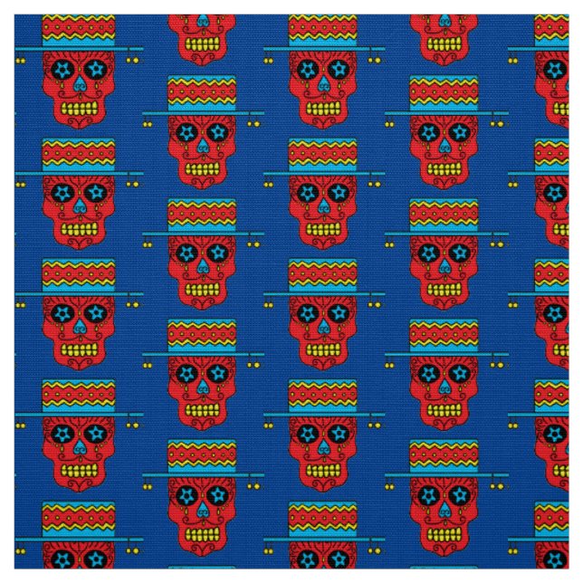 Gaucho Sugar Skull Stoff (Muster)