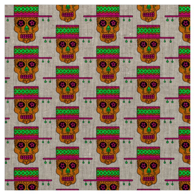 Gaucho Sugar Skull Stoff (Muster)