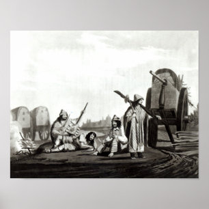 Gauchos von Tucuman, 1820 Poster