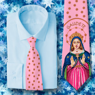 Gaudete! (Deutsch: Freue dich) Oberer Torso BVM Ad Krawatte
