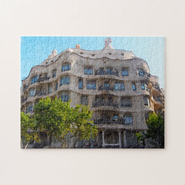 Gaudi Architektur Barcelona. Puzzle (Horizontal)