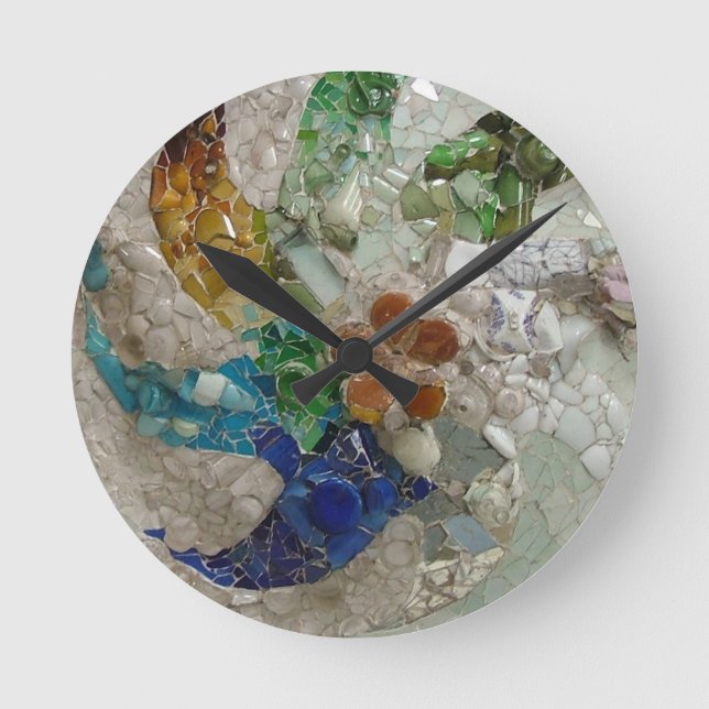 Gaudi Clock Runde Wanduhr (Vorderseite)