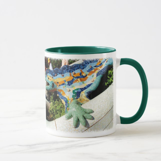 Gaudi Eidechsen-Mosaiken Tasse (Rechts)