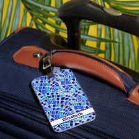 Gaudi Inspiriert Blauwald-Mosaikmuster