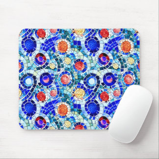 Gaudi Inspiriert Multicolor-Mosaikmuster Mousepad
