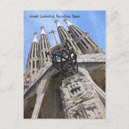 Gaudi Kathedrale, Postkarte Barcelonas Spanien