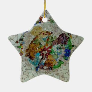 Gaudi Mosaic Keramik Ornament
