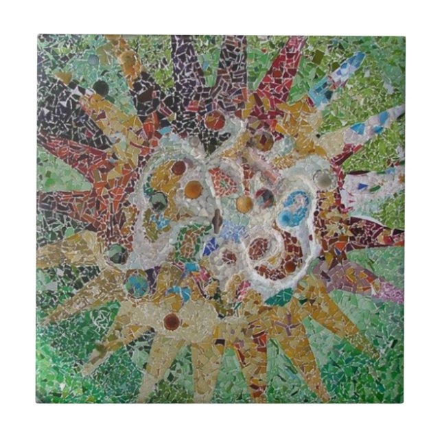 Gaudi Mosaik-Fliese Fliese (Vorderseite)