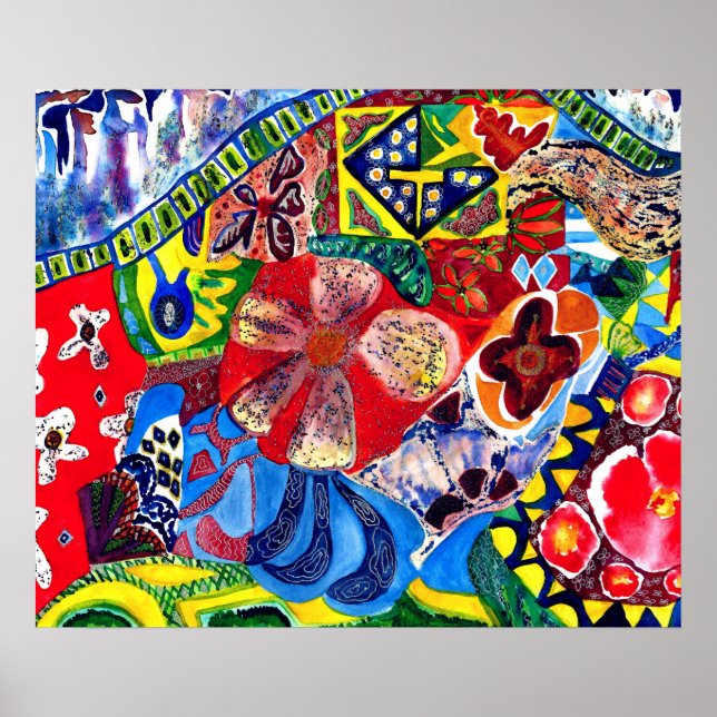 Gaudís Bench One. Poster (Vorne)