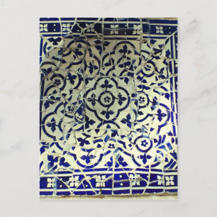 Gaudi's Park Guell Mosaic Tiles Barcelona Postkarte