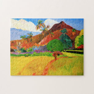Gauguin Berge in Tahiti-Puzzlespiel Puzzle