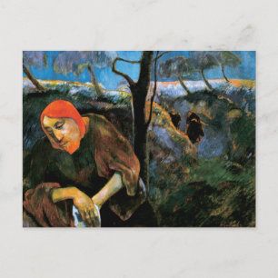 Gauguin Christus im Garten von Oliven Feine Kunst Postkarte
