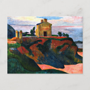 Gauguin - Das Haus in Pan-Du Postkarte