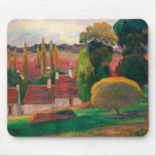 Gauguin - Ein Bauernhof in der Bretagne Mousepad
