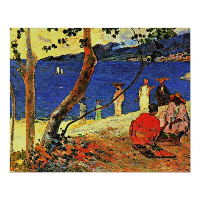 Gauguin - Ein Strand Poster (Vorderseite)