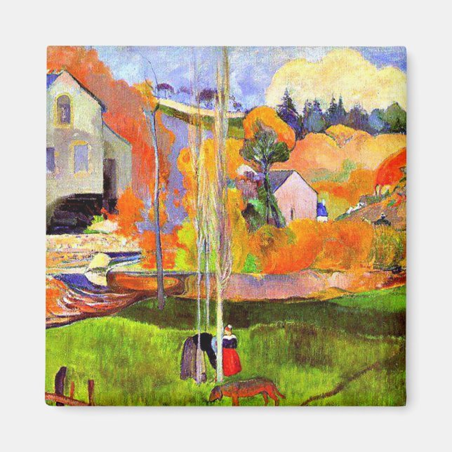 Gauguin - Eine bretonische Landschaft - David's Mi Magnet (Vorne)