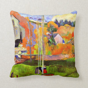 Gauguin - Eine bretonische Landschaft-Davids Mühle Kissen
