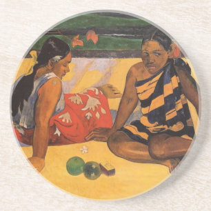 Gauguin Französisch Polynesien Tahiti Frauen Maler Getränkeuntersetzer