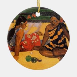 Gauguin Französisch Polynesien Tahiti Frauen Maler Keramik Ornament