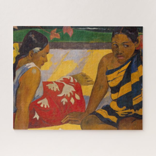 Gauguin Französisch Polynesien Tahiti Frauen Maler Puzzle (Horizontal)