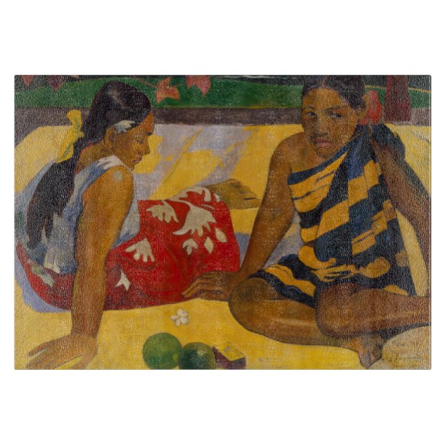 Gauguin Französisch Polynesien Tahiti Frauen Maler Schneidebrett (Vorderseite)