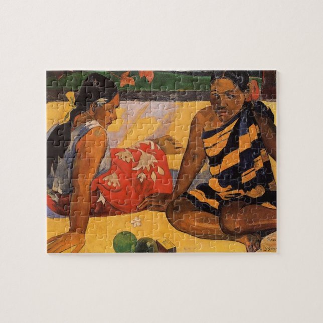 Gauguin Französisch Polynesien Tahiti Women Puzzle (Horizontal)