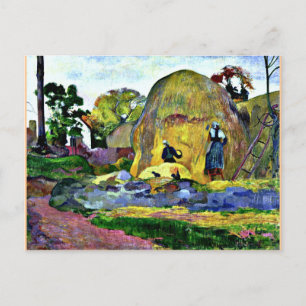 Gauguin - Goldene Ernte Postkarte